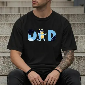 Funny Shirt Dad, Funny Mom Shirt, Dog Mom Shirt, Dog Dad Shirt, Birthday Party Shirt, Era Shirt, Blue Cartoon Character Shirt