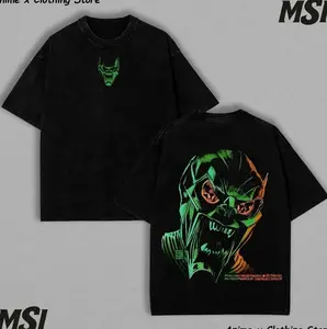 Green Goblin Oversized T-Shirt | Vintage Washed MCU Villain Streetwear | Y2K Aesthetic Graphic Tee | Unisex Heavy Cotton Movie Apparel USA Gift D1X