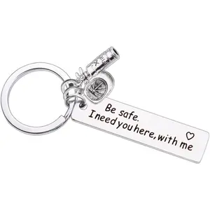 Firefighter Gifts for Men Women Fireman Firefighter Accessories Keychain Gifts for Husband Boyfriend Birthday Gifts for Best Friend Christmas Gifts for Firefighters Dad Fiance Son