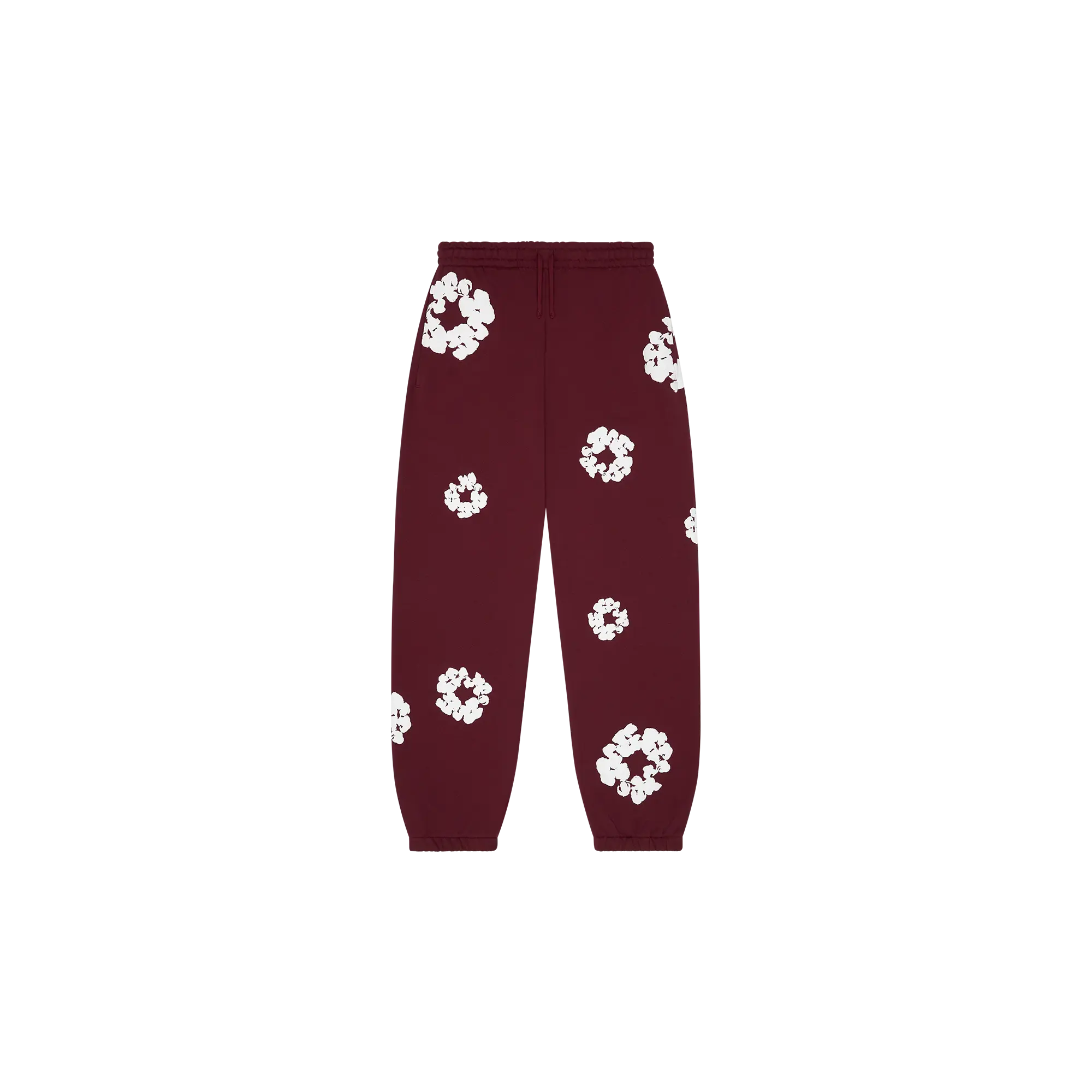 Cotton Wreath Sweatpants "Burgundy" DT251