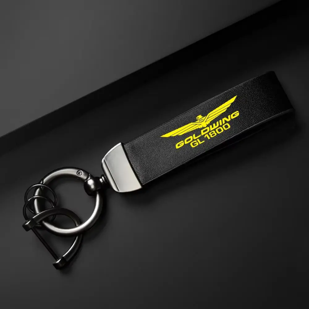 Durable P Leather Motorcycle Keychain Holder for Honda Goldwing 1800 GL1800 F6B 2002-2017, Stylish Key Ring Organizer, Perfect Gift for Motorcyclists, Keychain Rings, Key Holders, Keychain Accessories