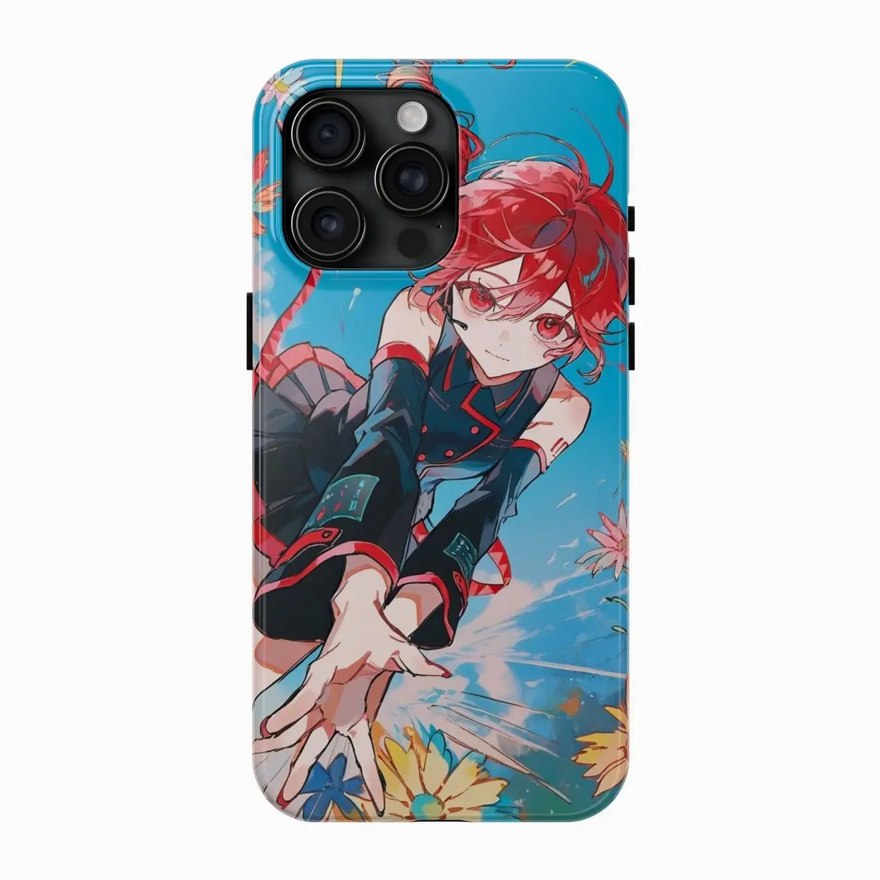 Kasane Teto Vocaloid Icon Phone Case Compatible for iPhone 17 16 15 14 13  12 11 and Samsung S25 Ultra S24 FE S23 A55 A34 A14  Glossy Durable  Protective Cover Featuring