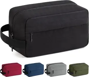 Travel Toiletry Bag for Men & Women - Water-Resistant Dopp Kit Organizer for Toiletries & Accessories