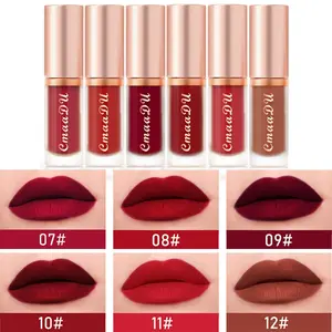 Matte Velvet Lipstick, 6 Counts Water Proof Matte Lip Balm, Long Lasting Easy Coloring Lip Sticks, Sweat Proof Moisturizing Matte Lipstick