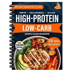 High-protein detox recipes: quick 20-minute recipes, detailed nutritional information and calorie breakdown, muscle building, healthy eating, 30-day detox plan.