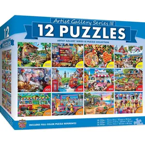 Artist Gallery Jigsaw Puzzle Collection Series 3 - 12 Pack