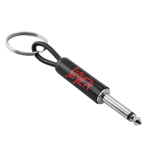 Slayer Red Logo Plug Keychain