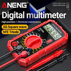 ANENG SZ308 Digital Multimeter: Smart Touch, TRMS, Auto-Range, 1999-Count Display. Offers extremely high basic DC accuracy, featuring NCV, DC/AC current, voltage, resistance, diode, continuity, capacitance, and temperature measurements.