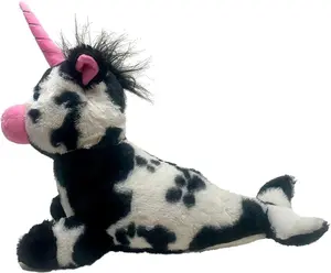 Randimals Narmoo Narwhal and Cow Plush Stuffed Toy, 15 inches, Soft & Huggable, Premium Quality Hybrid Animal Friend Encourages Adventure & Imagination
