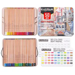 50 Color Pencil Set, Pink Drawing Pencil, Professional Art Use, Hand drawn Graffiti Drawing Color Pen, Pink Color Carbon Pen, Painting Color Pencil Set