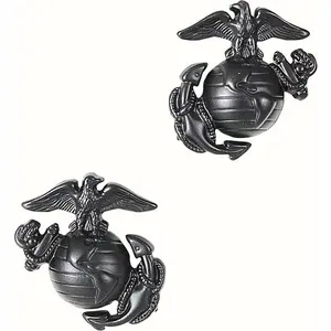 Black - U.S. Marine Corps Eagle, Globe & Anchor Pins | Official USMC Insignia Set