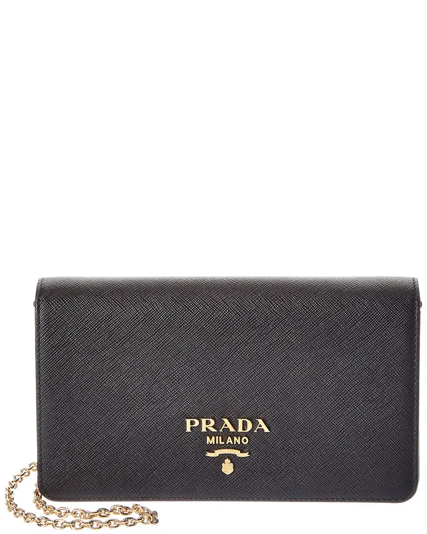Prada Logo Saffiano Leather Crossbody