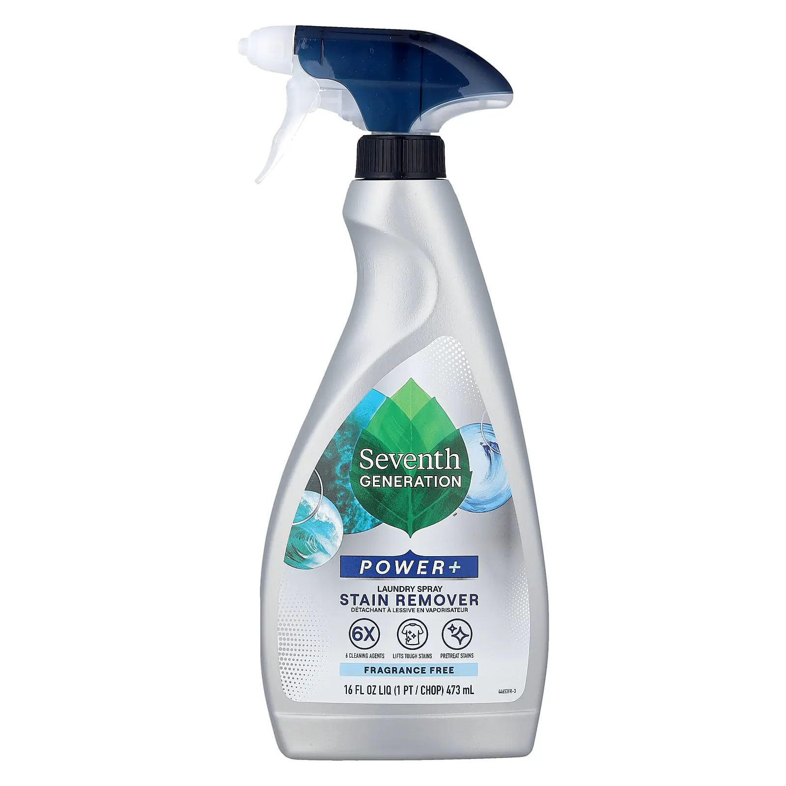 Seventh Generation Power+, Laundry Spray Stain Remover, Fragrance Free, 16 fl oz (473 ml)