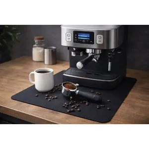 Strabella Coffee Bar Mat - Super Absorbent, Quick Dry, Non-Slip