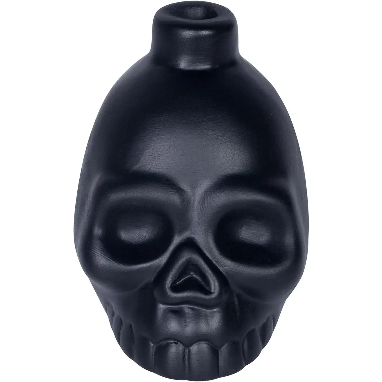 Screaming Aztec Death Whistle Black Skull Loud Loudest Aztec Whistle High Decibel Authentic Replica Spooky Gift Novelty Tabletop Decor for Friends Halloween Day of the Dead Birthday Festival Supplies