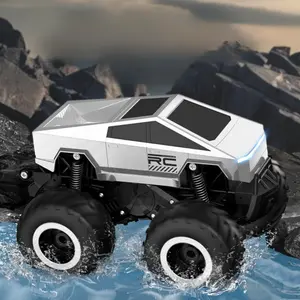 Amphibious Climbing Vehicle, 2.4G Remote Control Car, Outdoor Bigfoot Off Road Stunt Vehicle Toy, Electric & Remote Control Toys for Boys & Girls, Remote Controlled Car