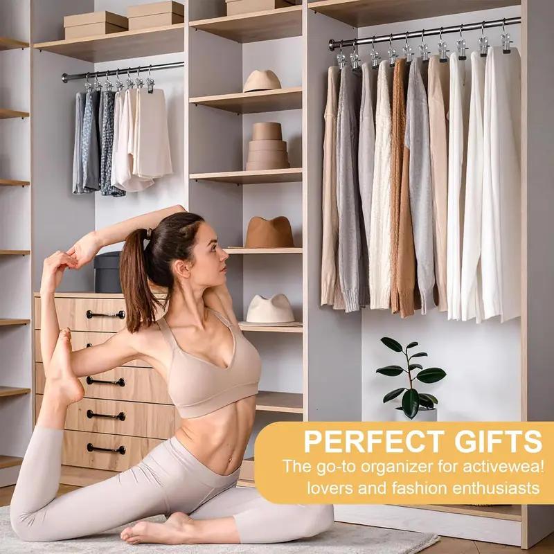 10 Pack Boot Hangers Clips for Closet Heavy Duty Legging Organizer with 360° Rotate Design & Stainless Steel Hooks for Pants Hangers Travel Essentials - Metal, Lightweight 10 Pack Boot Hangers Clips for Closet Heavy Duty Legging Organizer with 360° Rotate Design & Stainless Steel Hooks for Pants Hangers Travel Essentials - Metal, Lightweight