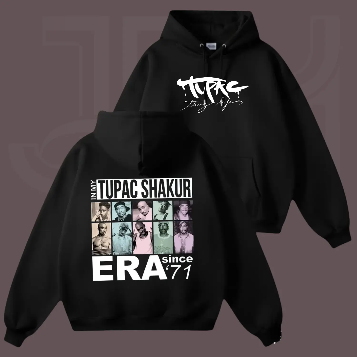 In My Tupac Era Shirt, Vintage TuPac Graphic Tee, 2Pac Shirt, 90s Merch, Rapper Shirt, Hip Hop 90s Legends Shirt, Rapper Merch