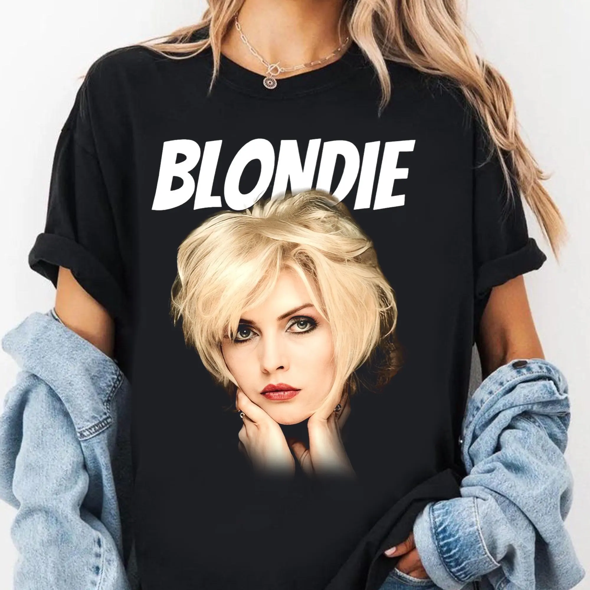 Blondie Classic Rock Band Unisex Vintage T-Shirt S–5XL