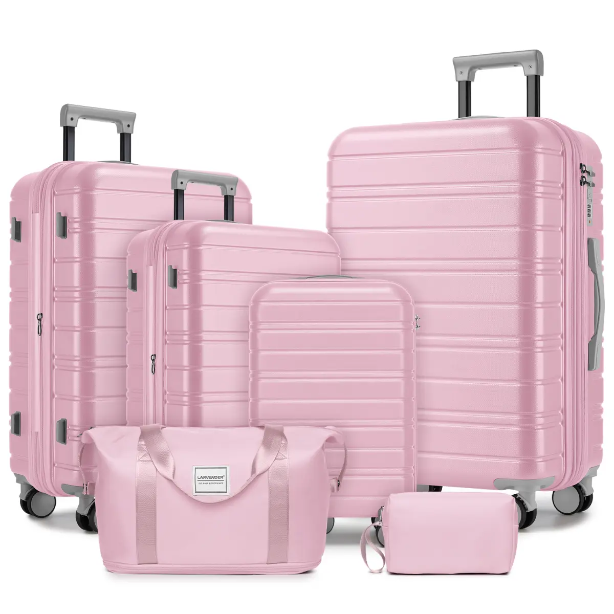 Blush Pink Hard Shell Luggage The Carry-On Roller In Atlas Pink
