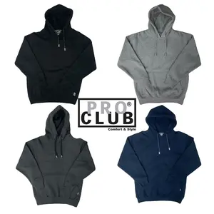 Proclub Men's Heavyweight Pullover Hoodie Sweater - Sweaters, Menswear Cotton