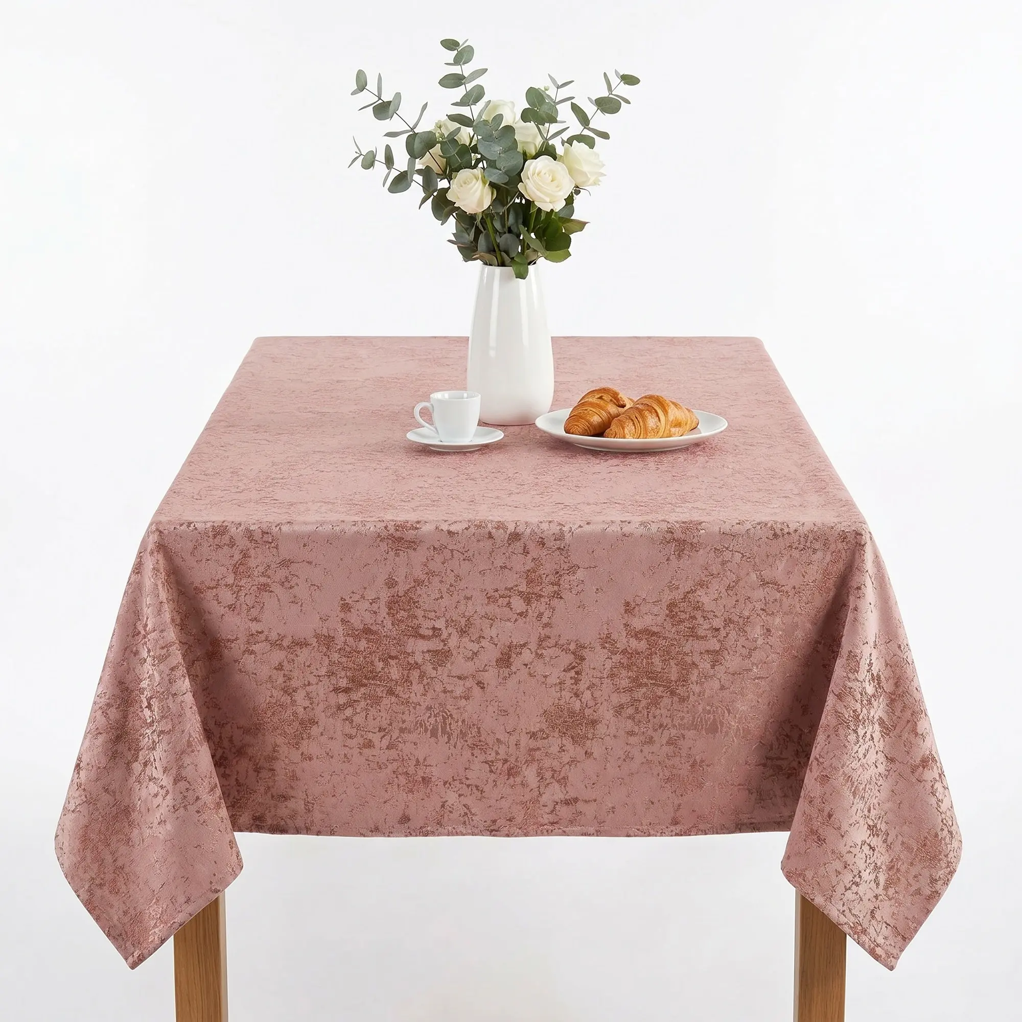 Portland Jacquard Tablecloth  Blush