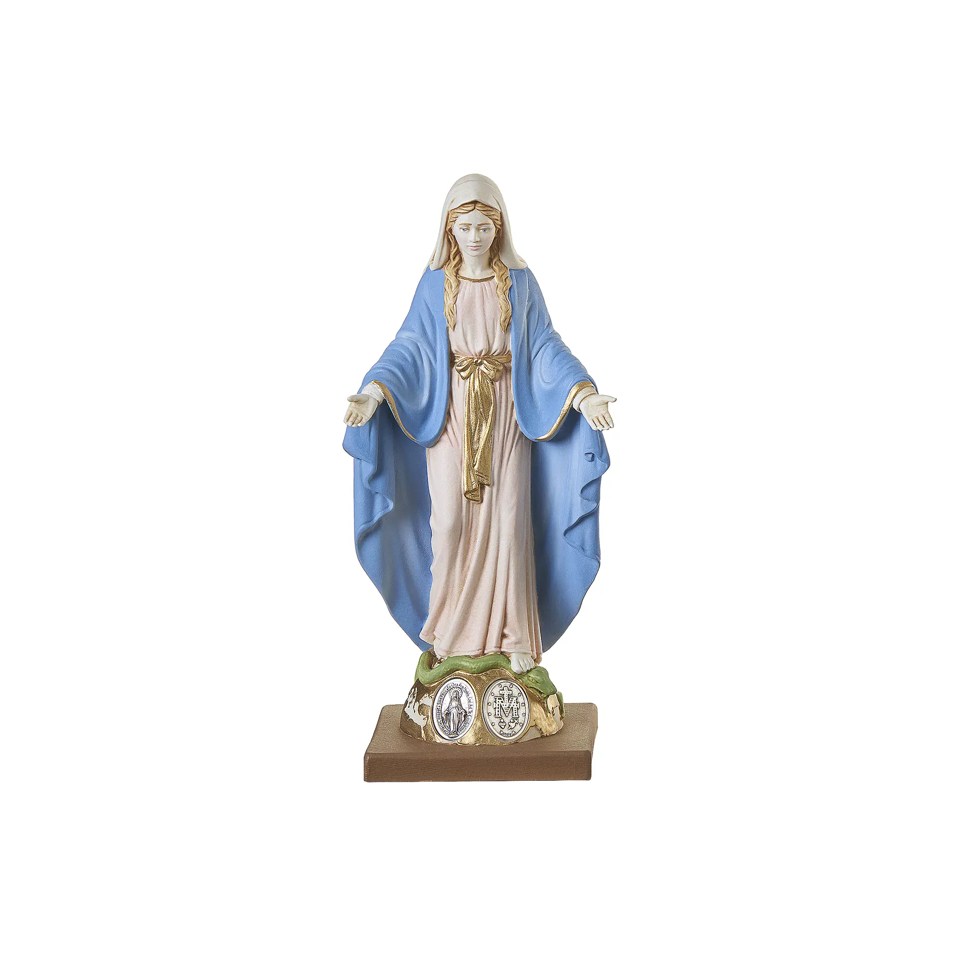 Miraculous Madonna with Metal Medal