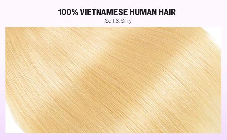 Megalook 13x6 Lace Three-Go 613 Blonde Glueless Wigs Straight & Body Wave With Drawstring 100% Human Hair Wig