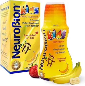 Neurobion Kids B Complex Liquid Dietary Supplement - Powerful Children's Multivitamin - 8.5 fl oz