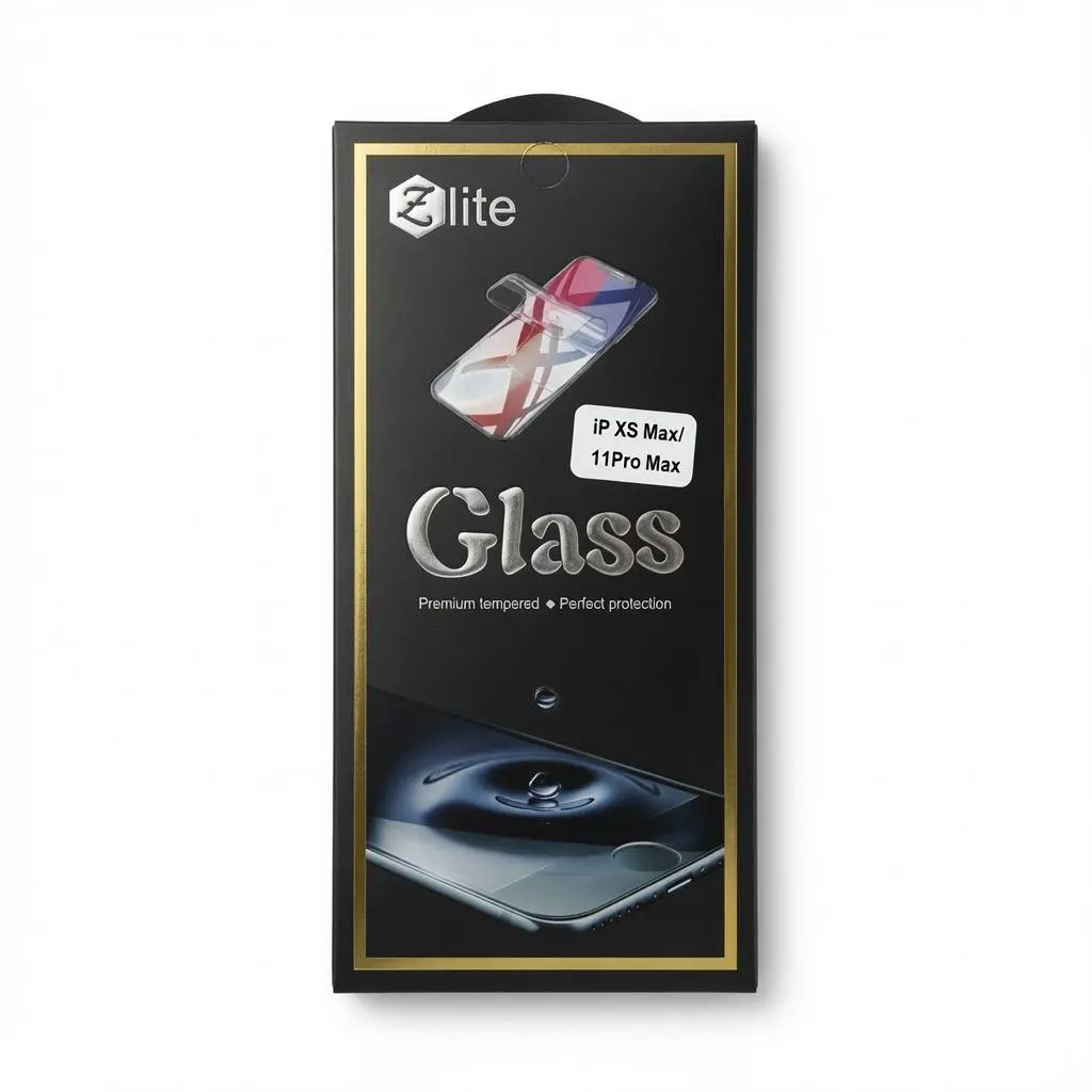 Tempered Glass Screen Protector for iPhone XS Max-11 Pro Max, 9H Hard Coated, Case Friendly, Bubble Free, Shockproof Protective Cover Accessory with Easy Installation, Accessories, 9H Hardness