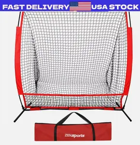 5'x5' Portable Baseball Net Softball Practice Batting Training Net w/ Bag