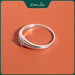LavaJewelry, Floral Cluster Ring, 925 Sterling Silver Ring, Modern Minimal Ring, Flower Ring for Woman and Girls
