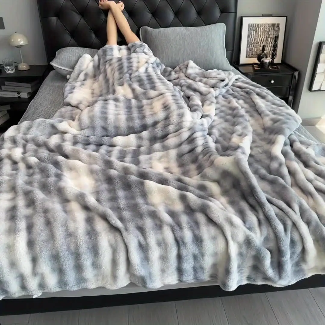 ORHOPUI Luxury Plush Fleece Blanket Ultra-Soft Warm Cozy Extra Soft Baby Blanket for Sofa Bed Nursery Ideal Seasonal Gift Lightweight Quilt for Autumn Winter Soft and Warm Comfort lightweight fleece
