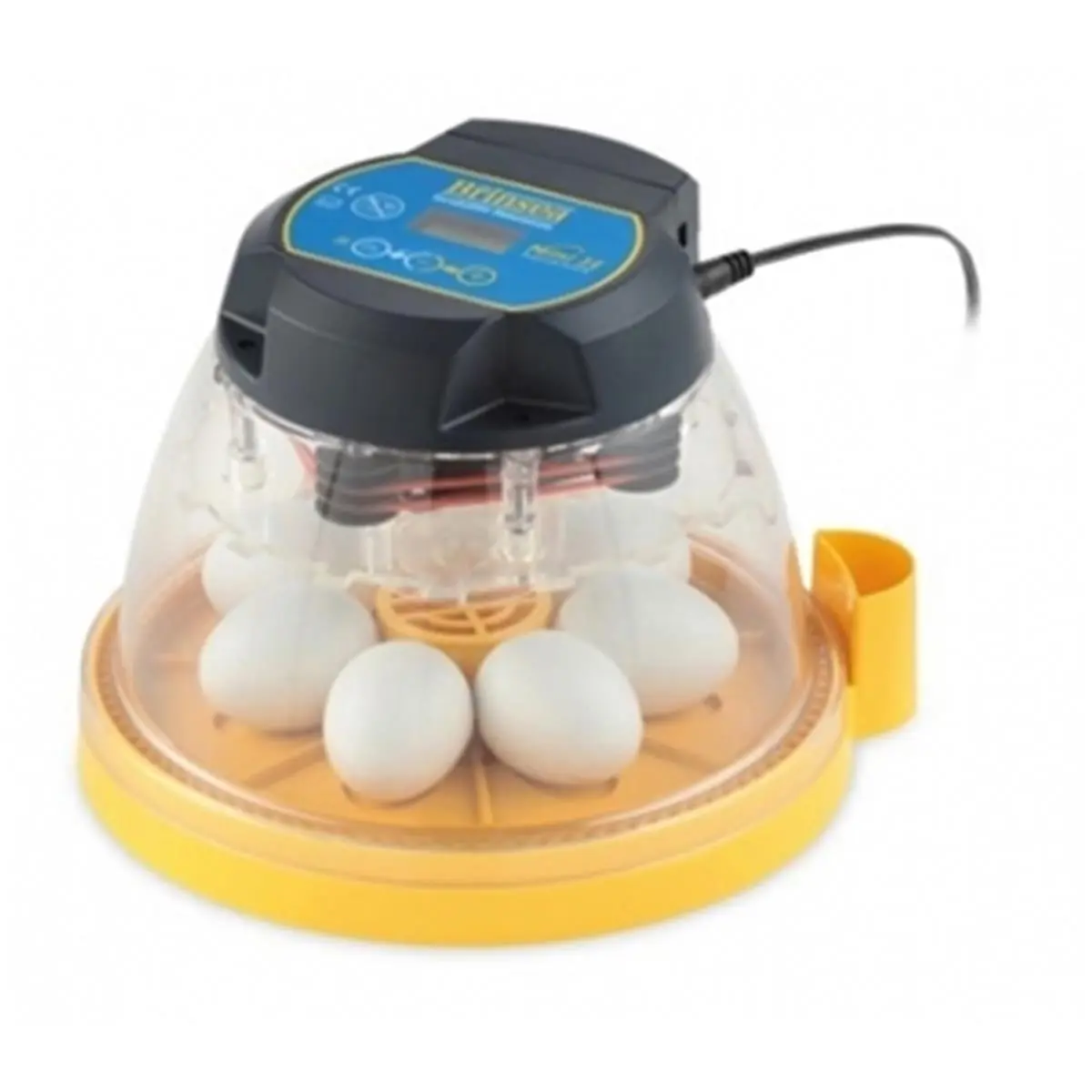 Brinsea Products Mini II Advance Fully Digital 7-Egg Incubator - Clean, Robust Biomaster Programmable Model for Classroom Use with Countdown, Display Features