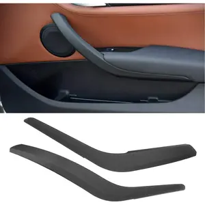 for BMW X1 Door Handle Cover Replacements, +Side Inner Door Grab Handle Cover (Fits:BMW X1 E84 2008-2015)(Black)
