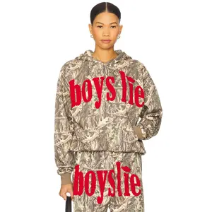 Boys Lie Manhunt Racer Hoodie in Multi