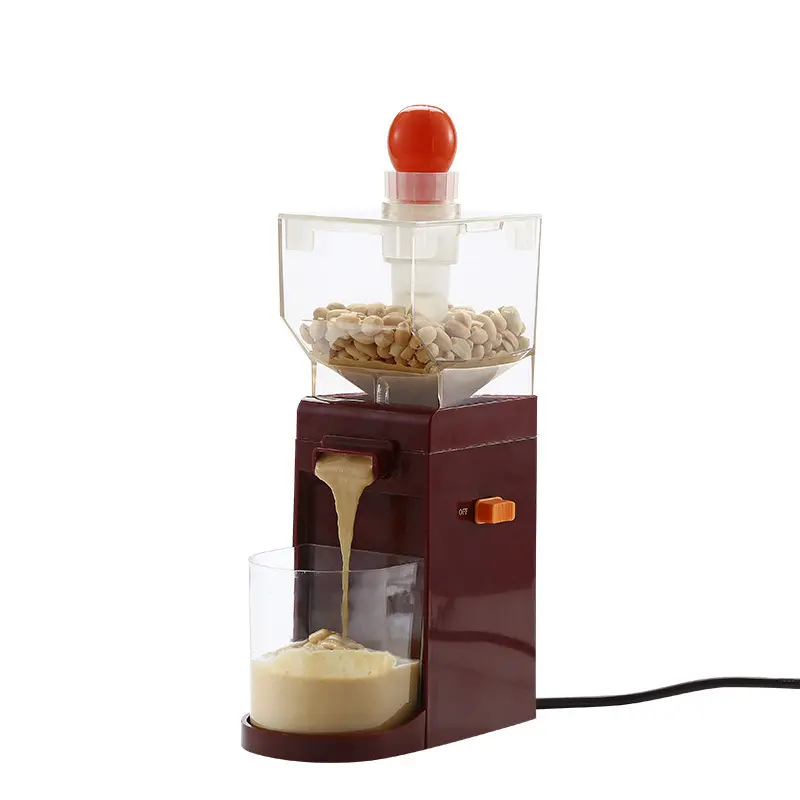 Fully Automatic Small Household Rubber Electric Peanut Butter Maker - Adjustable Coarse Control Dial Food Grinder with Synthetic Lid for Health Conscious Families, 1-Touch Operation, Dishwasher-Safe Processor (10x16.5x26.5 cm), Home Bakers