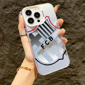 Football FC Barces Phone Case Suitable for iPhone 17 16e 16 15 14 13 12 11 Mini Pro Max Air X XR XSMAX 8 7 Plus Anti Fall Matte Back Cover Casing