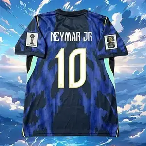 2026 Away Black No.10 Neymar Short sleeve Soccer jersey