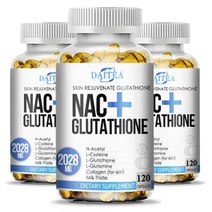 3 Bottles,Daitea NAC + Glutathione Health Supplement