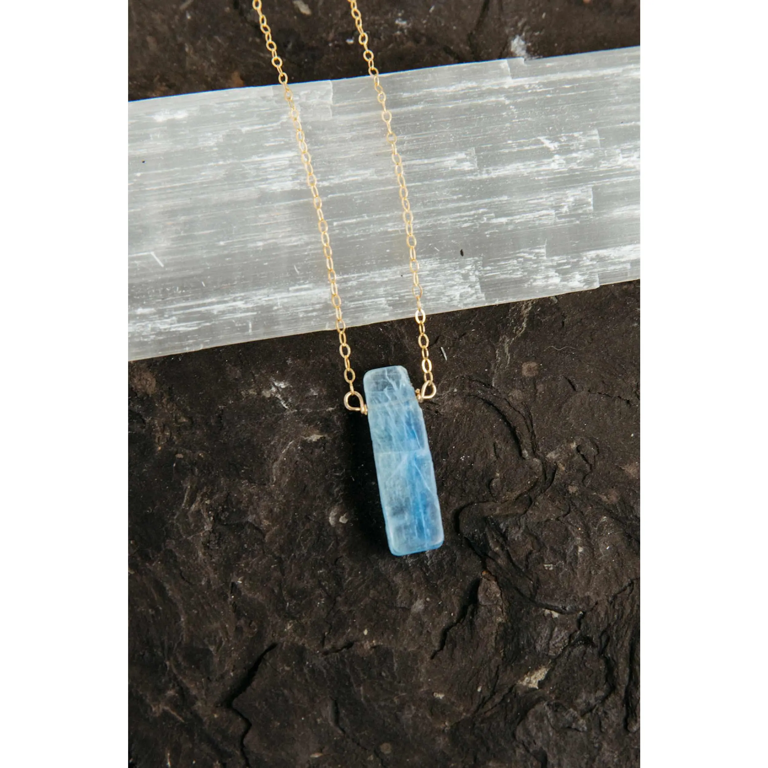 Speak Your Truth Kyanite Necklace