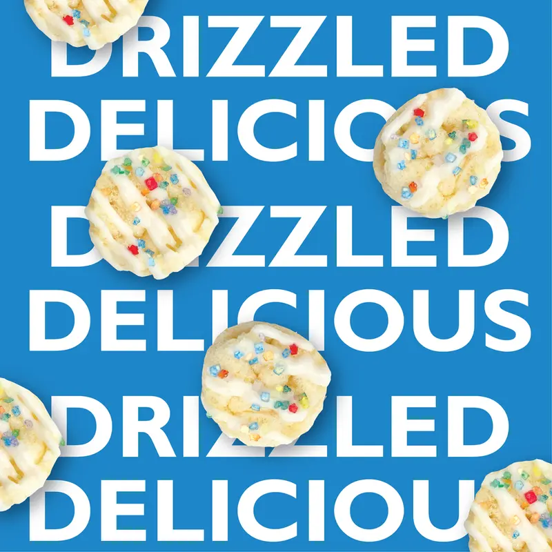 6 Pack - Drizzilicious Birthday Cake Mini Rice Cakes 4 oz