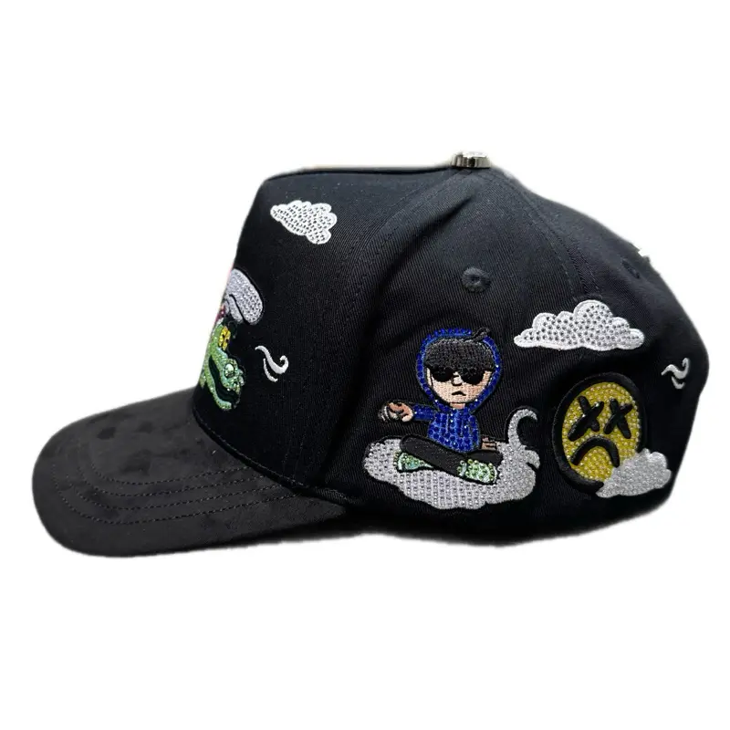 Hat CT x SadBoy La Office BLK Crystals Edition