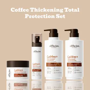Coffee Thickening Complete Hair Care Set Shampoo Conditioner Hair Mask Spray Coffee Oil Niacinamide strengthens repairs restores nourishes all hair types