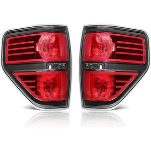 OEDRO Taillights Compatible with 2009-2014 Ford F150, F-150 Styleside Pickup Truck Tail Light Assembly Replacement Tail Lamp Passenger and Driver Side