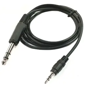 1/8" to 1/4" TS Cable, Gold Plated 3.5mm Mono Male to 6.35mm Mono Male Audio Cable for Amplifier, Speaker,Guitar(1.8m/5.9ft)