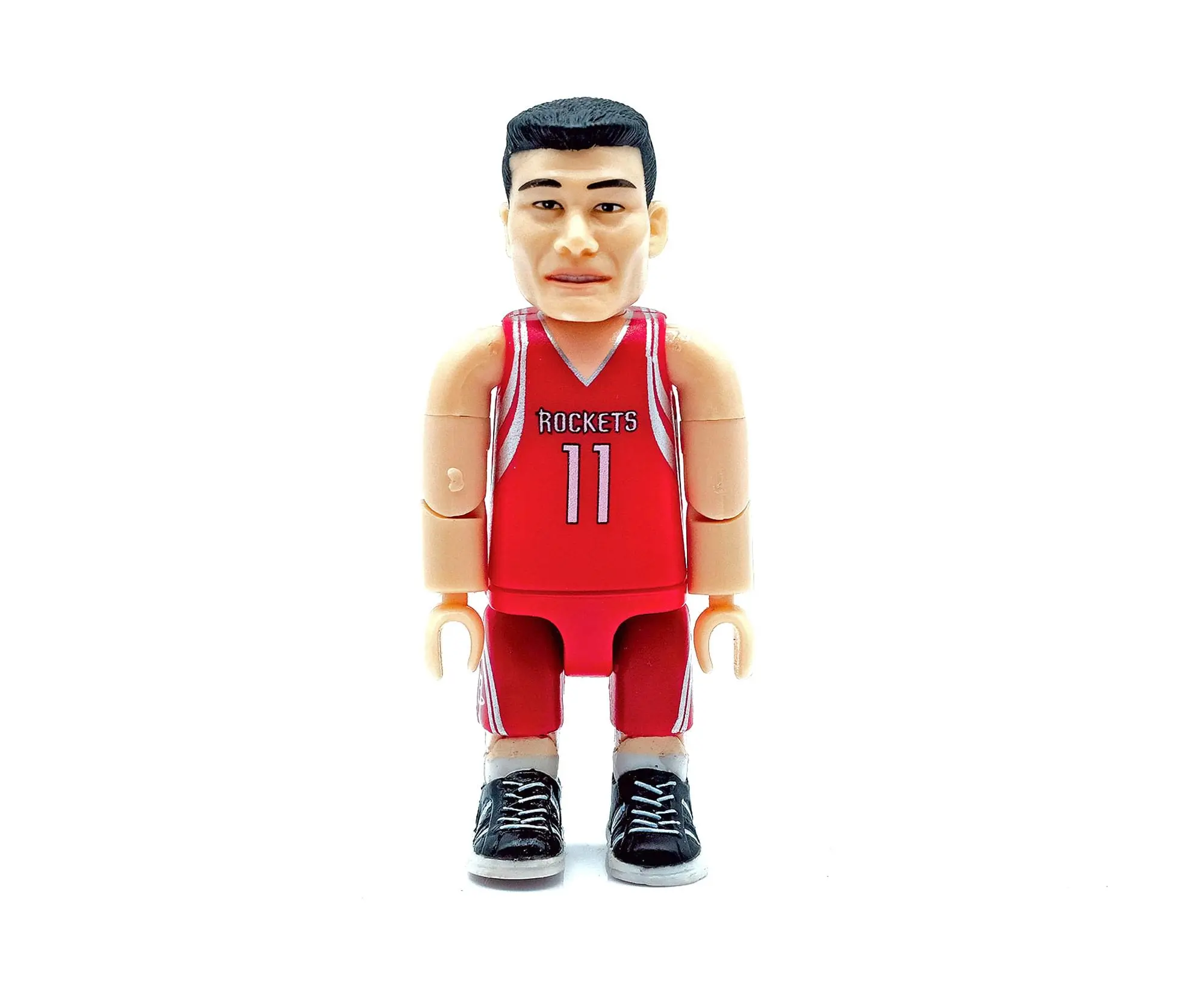 Licensed NBA Houston Rockets Yao Ming 3-in Plastic Mini Figure - Unisex Collectible Toy, Choking Hazard Small Parts, Suitable for Ages 12+