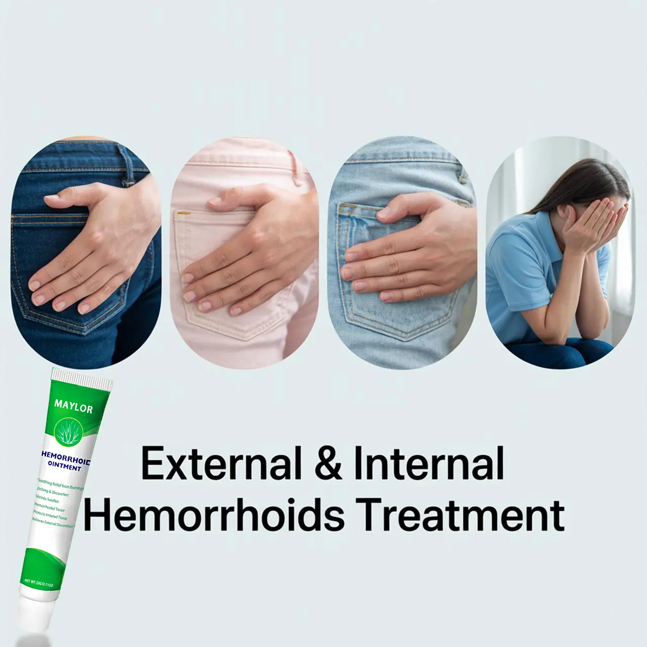 MAYLOR Hemorrhoid Relief Cream,Natural organic aloe vera soothing,Provides  rapid relief from pain, swelling, itching, and burning sensation associated  with hemorrhoids - Hemorrhoidal Treatment - TikTok Shop