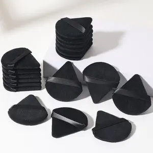 Triangle Powder Puff, 24pcs/set Soft Makeup Sponge Puff, Dry & Wet Use Makeup Puff, Professional Makeup Tools for Women, Midnight Shimmer, Christmas Gift