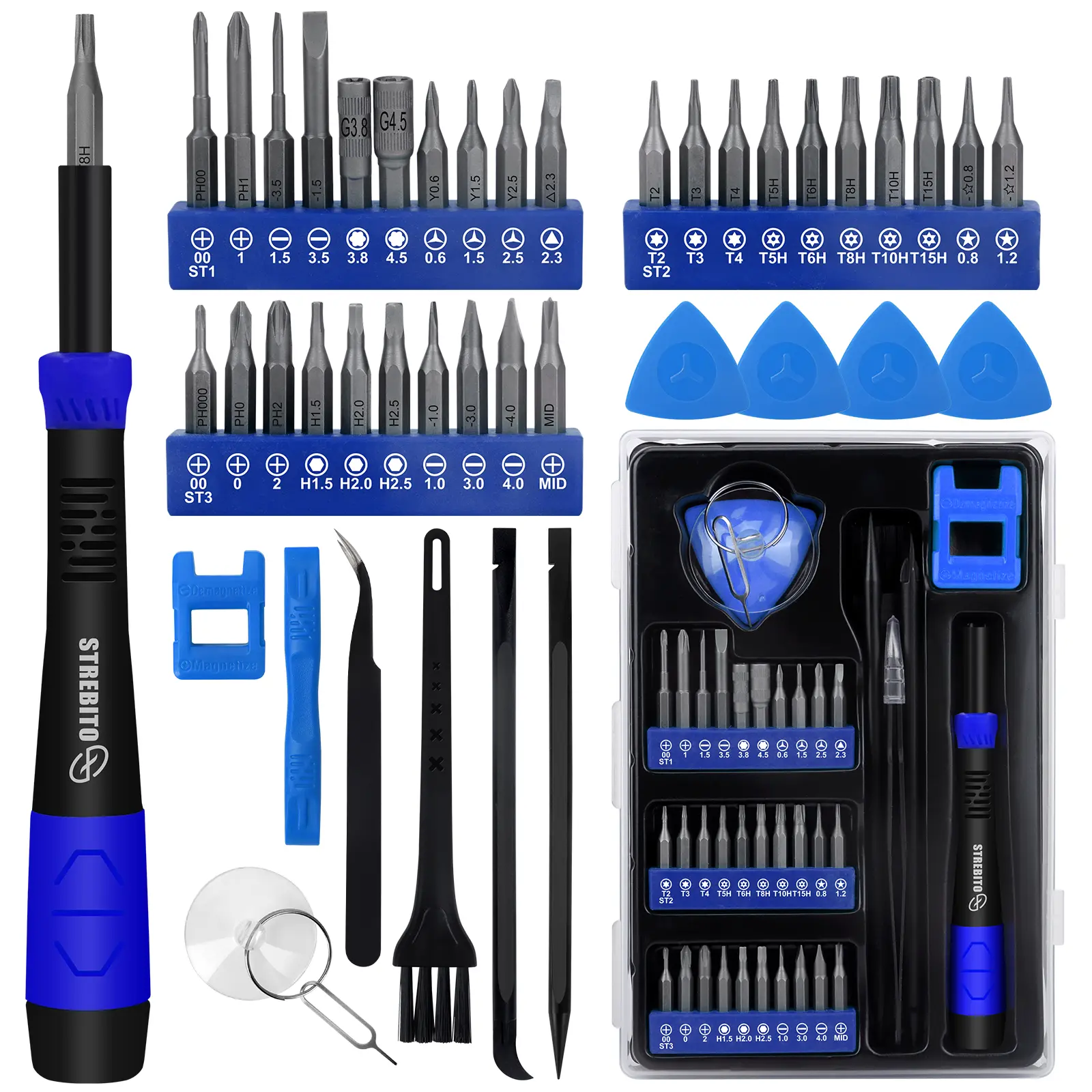 Essential Mini Multipurpose Precision Screwdriver Combo Kit - Magnetic Torx Screwdriver Sets with Anti-Slip Grip, Bits for PS4, PS5,father'sdaygifts